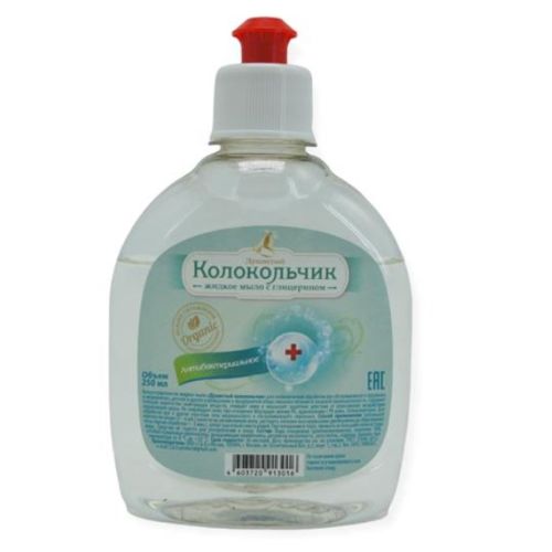 Жидкое мыло Душистый Колокольчик "антибактериальное", 250 мл, пуш-пул